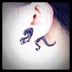 Alien Movie 3D Earrings for Sci-Fi Fans